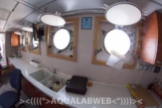 inside of the research vessel